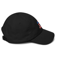 Load image into Gallery viewer, American Flag Bitcoin B Dad Hat-Dad Hat-fomo21
