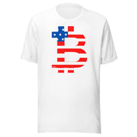 Load image into Gallery viewer, American Flag Bitcoin B T-Shirt-fomo21
