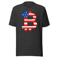 Load image into Gallery viewer, American Flag Bitcoin B T-Shirt-fomo21
