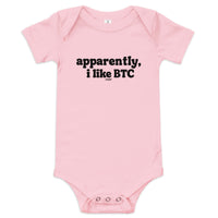 Load image into Gallery viewer, Apparently, I Like BTC Infant One Piece-fomo21

