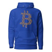 Load image into Gallery viewer, B (Orange Pills) Bitcoin Hoodie Sweatshirt-fomo21
