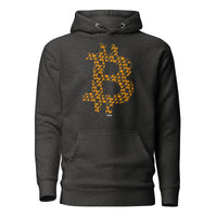 Load image into Gallery viewer, B (Orange Pills) Bitcoin Hoodie Sweatshirt-fomo21
