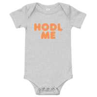 Load image into Gallery viewer, HODL Me Bitcoin Infant One Piece - fomo21

