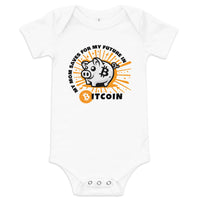 Load image into Gallery viewer, Piggy Bank (Mom) Bitcoin Infant One Piece - fomo21
