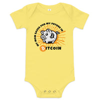 Load image into Gallery viewer, Piggy Bank (Mom) Bitcoin Infant One Piece - fomo21
