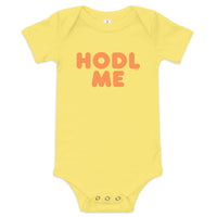 Load image into Gallery viewer, HODL Me Bitcoin Infant One Piece - fomo21
