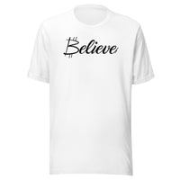Load image into Gallery viewer, Believe Bitcoin T-Shirt-fomo21

