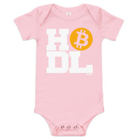 Load image into Gallery viewer, Big Time Hodl Bitcoin Infant One Piece-Infant One Piece-fomo21
