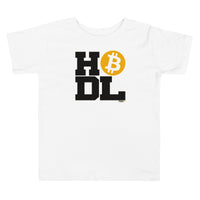 Load image into Gallery viewer, Big Time Hodl Bitcoin Toddler T-Shirt-Toddler T-Shirt-fomo21
