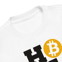 Load image into Gallery viewer, Big Time Hodl Bitcoin Toddler T-Shirt-Toddler T-Shirt-fomo21
