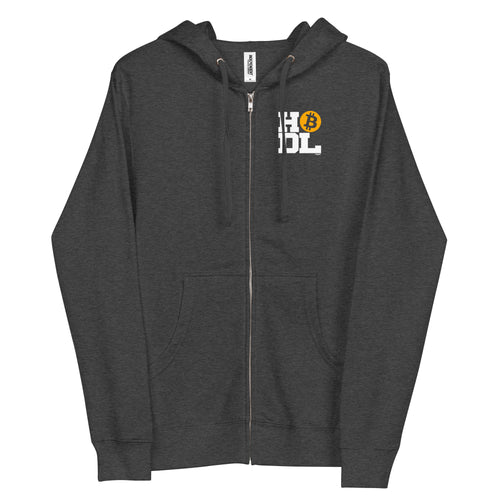 Big Time HODL Bitcoin Zip-up Hoodie Sweatshirt-fomo21