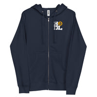 Load image into Gallery viewer, Big Time HODL Bitcoin Zip-up Hoodie Sweatshirt-Zip-up Hoodie Sweatshirt-fomo21
