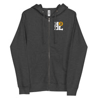 Load image into Gallery viewer, Big Time HODL Bitcoin Zip-up Hoodie Sweatshirt-Zip-up Hoodie Sweatshirt-fomo21
