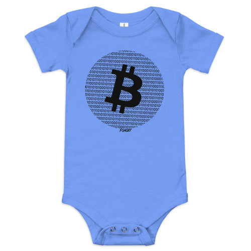 Binary Bitcoin Circle Infant One Piece-fomo21