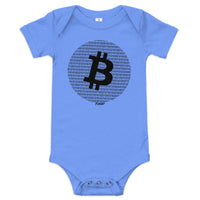Load image into Gallery viewer, Binary Bitcoin Circle Infant One Piece-Infant One Piece-fomo21
