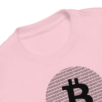 Load image into Gallery viewer, Binary Bitcoin Circle Toddler T-Shirt-Toddler T-Shirt-fomo21

