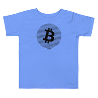 Load image into Gallery viewer, Binary Bitcoin Circle Toddler T-Shirt-Toddler T-Shirt-fomo21

