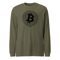 Load image into Gallery viewer, Binary Bitcoin Long Sleeve T-Shirt-fomo21
