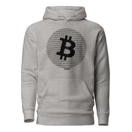 Binary Bitcoin Round Design Hoodie Sweatshirt-fomo21