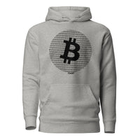 Load image into Gallery viewer, Binary Bitcoin Round Design Hoodie Sweatshirt-Pullover Hoodie Sweatshirt-fomo21
