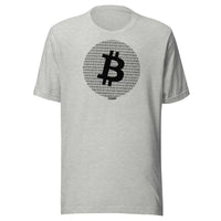 Load image into Gallery viewer, Binary Bitcoin Round Design T-Shirt-T-Shirt-fomo21
