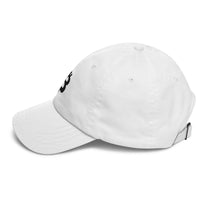 Load image into Gallery viewer, Bitcoin B Angled (Black Embroidery) Dad Hat-Dad Hat-fomo21
