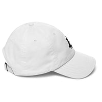 Load image into Gallery viewer, Bitcoin B Angled (Black Embroidery) Dad Hat-Dad Hat-fomo21
