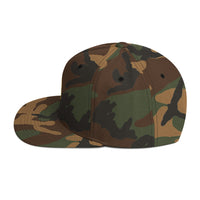 Load image into Gallery viewer, Bitcoin B Outline (Gold Embroidery) Snapback Hat-fomo21
