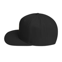 Load image into Gallery viewer, Bitcoin B Outline (Gold Embroidery) Snapback Hat-fomo21

