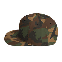 Load image into Gallery viewer, Bitcoin B Outline (Orange Embroidery) Snapback Hat-Snapback Hat-fomo21
