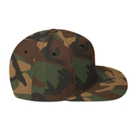 Load image into Gallery viewer, Bitcoin B Outline (Orange Embroidery) Snapback Hat-Snapback Hat-fomo21
