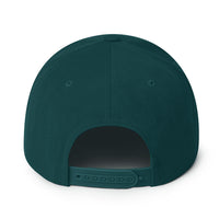 Load image into Gallery viewer, Bitcoin B Outline (Orange Embroidery) Snapback Hat-Snapback Hat-fomo21
