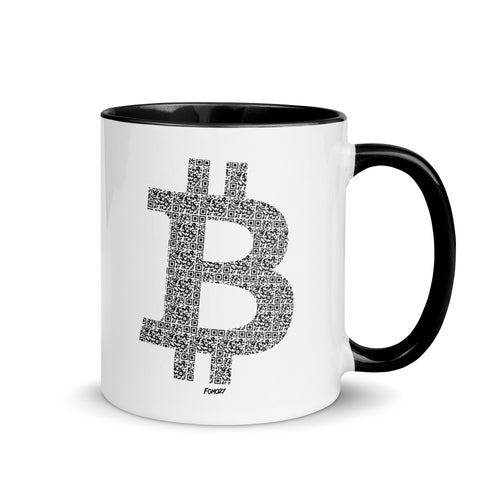 Bitcoin B QR Code Coffee Mug-fomo21