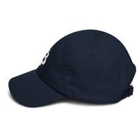 Load image into Gallery viewer, Bitcoin B (White Embroidery) Dad Hat-fomo21
