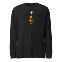 Load image into Gallery viewer, Bitcoin Balloon Girl Long Sleeve T-Shirt-fomo21
