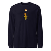 Load image into Gallery viewer, Bitcoin Balloon Girl Long Sleeve T-Shirt-fomo21
