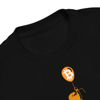 Load image into Gallery viewer, Bitcoin Balloon Girl Toddler T-Shirt-fomo21
