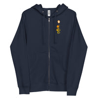Load image into Gallery viewer, Bitcoin Balloon Girl Zip-up Hoodie Sweatshirt-fomo21
