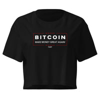 Load image into Gallery viewer, Bitcoin Campaign Statement Women's Crop Top-Crop Top-fomo21
