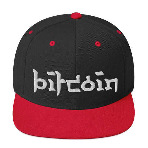 Bitcoin East (White Embroidery) Snapback Hat-fomo21