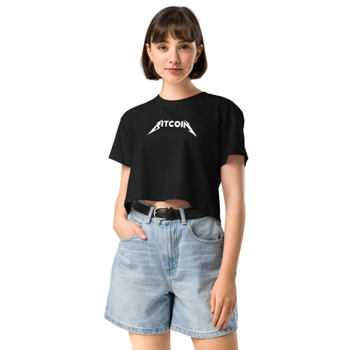 Bitcoin Edge Logo Women's Crop Top-fomo21
