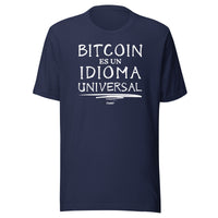 Load image into Gallery viewer, Bitcoin Es Un Idioma Universal Español T-Shirt-T-Shirt-fomo21
