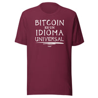Load image into Gallery viewer, Bitcoin Es Un Idioma Universal Español T-Shirt-T-Shirt-fomo21
