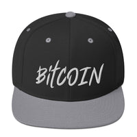 Load image into Gallery viewer, Bitcoin Fearless Snapback Hat-Snapback Hat-fomo21
