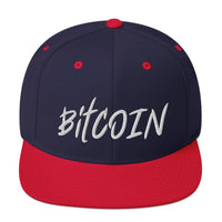 Load image into Gallery viewer, Bitcoin Fearless Snapback Hat-Snapback Hat-fomo21
