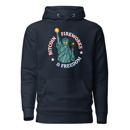 Bitcoin Fireworks And Freedom Hoodie Sweatshirt-fomo21