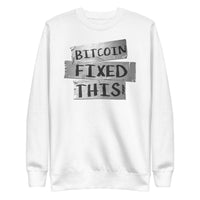 Load image into Gallery viewer, Bitcoin Fixed This Crewneck Sweatshirt-Crewneck Sweatshirt-fomo21
