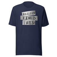 Load image into Gallery viewer, Bitcoin Fixed This Duct Tape T-Shirt-T-Shirt-fomo21
