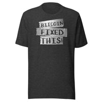 Load image into Gallery viewer, Bitcoin Fixed This Duct Tape T-Shirt-T-Shirt-fomo21
