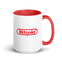 Load image into Gallery viewer, Bitcoin Gamer Red Graphic Coffee Mug-fomo21
